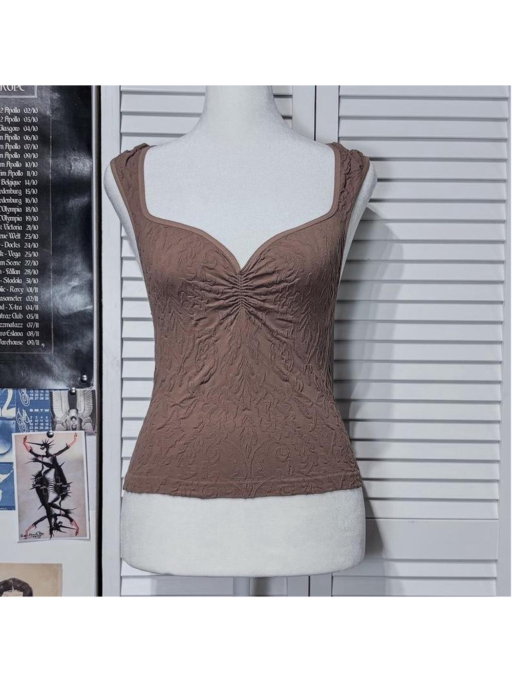 Free People intimately love letter, ruched sweetheart top